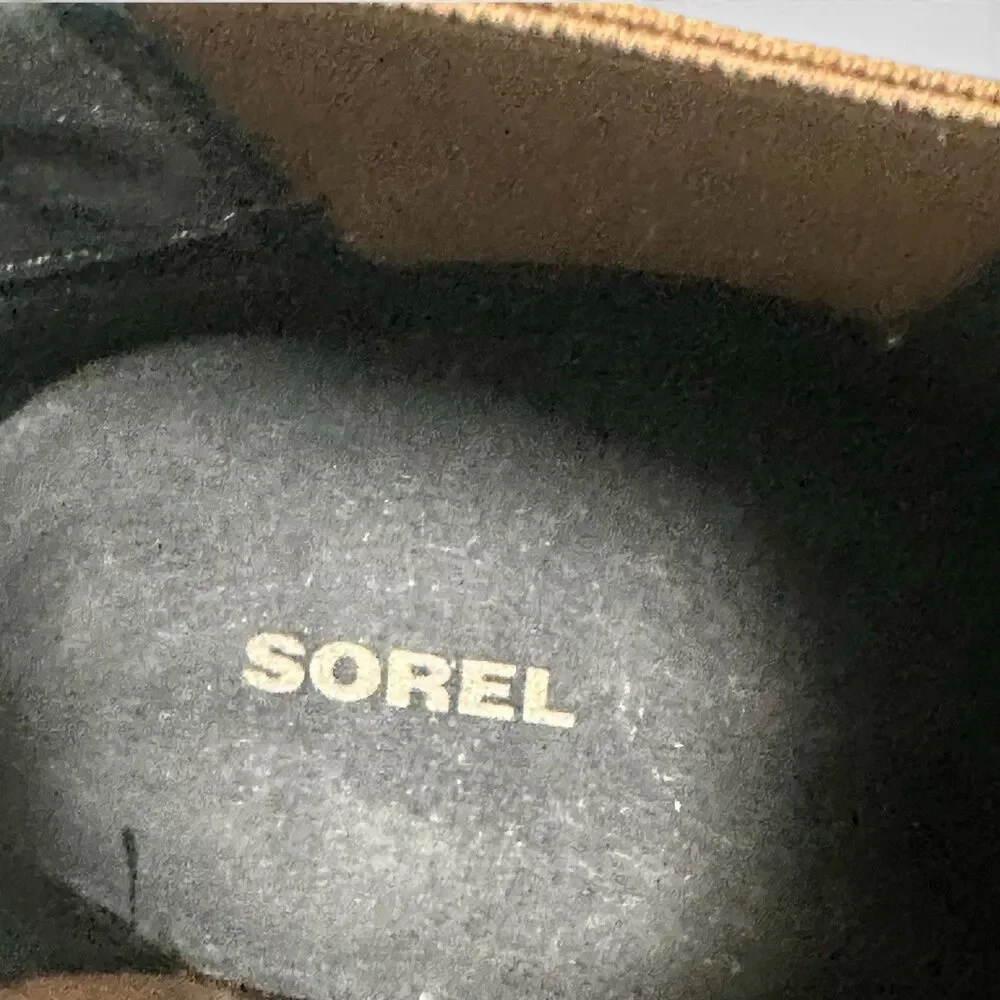 Sorel Joan Arctic Wedge Chelsea Boots Women’s 9.5 Brown Leather NL2334-286